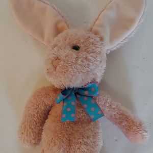 Vintage Gund Bunny Plush Pink Stuffed Animal Toy